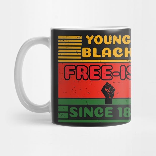 Young Black Free ish Juneteenth - Ancestors Black African American 1865 - Juneteenth Black Freedom Gift by WassilArt